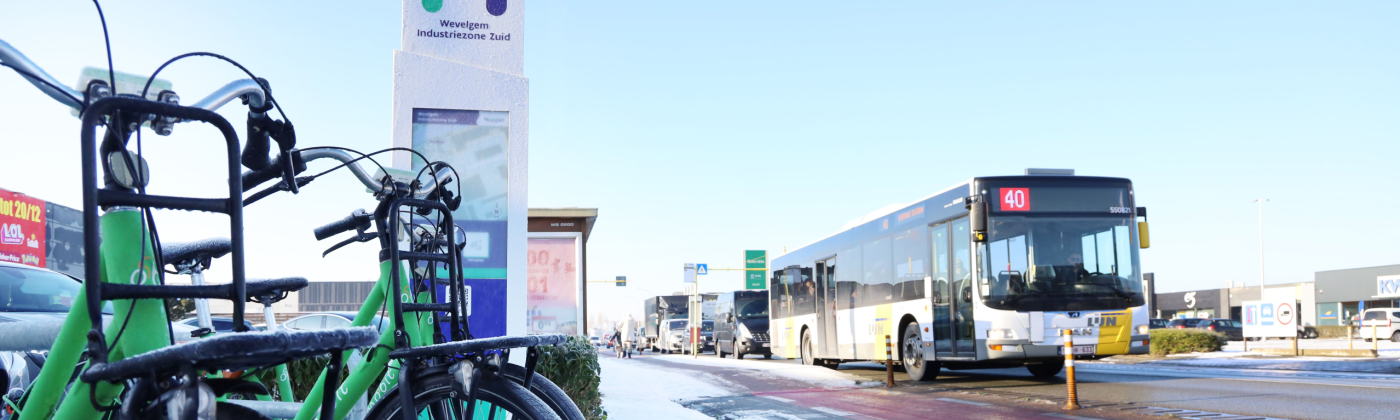 teaserafbeelding deelfietsen hoppinpunt wevelgem-zuid